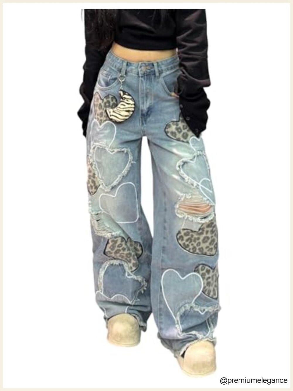 Wide Leg Jeans Women Y2K Baggy Streetwear Oversized High Rise Mid Rise Casual
